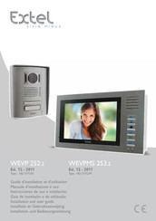 Extel WEVP 252.2 Installations- Und Bedienungsanleitung