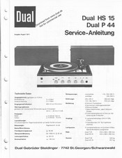 Dual P 44 Serviceanleitung