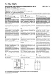 Siemens 3VF9321-1 0 Serie Betriebsanleitung