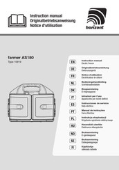 Horizont farmer AS180 Originalbetriebsanweisung
