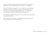 Honda CB500F 2021 Fahrerhandbuch