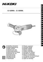 HIKOKI G 13SWA Bedienungsanleitung