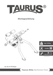 Taurus Elite Adj Roman Chair Montageanleitung