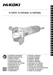 HIKOKI G 12STA Bedienungsanleitung
