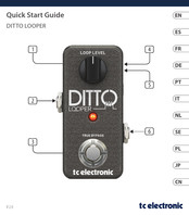 TC Electronic DITTO LOOPER Kurzanleitung