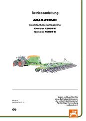Amazone Condor 15001-C Betriebsanleitung