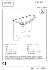 Pressalit MATRIX R485519 Montageanleitung