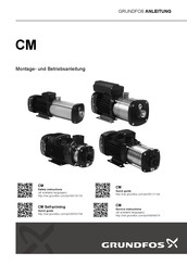 Grundfos CM Montage- Und Betriebsanleitung