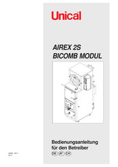 Unical AIREX 2S BICOMB MODUL Bedienungsanleitung Für Den Betreiber
