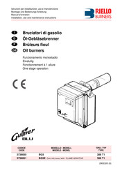 Riello Burners 3738851 Montage Und Bedienungs Anleitung