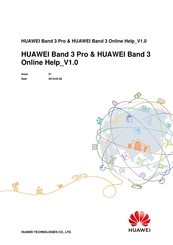 Huawei Band 3 Bedienungsanleitung