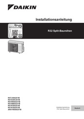 Daikin ARXTM30A2V1B Installationsanleitung