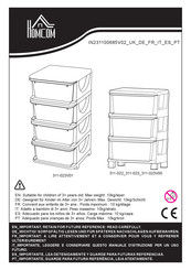 HOMCOM 311-022 Bedienungsanleitung