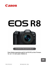 Canon EOS R8 Erweitertes Benutzerhandbuch