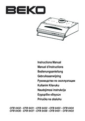 Beko CFB 6431 Bedienungsanleitung