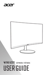 Acer XZ272 S3bmiiphx Kurzanleitung