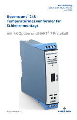 Emerson Rosemount 248 Kurzanleitung