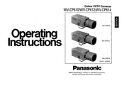 Panasonic WV-CP610 Bedienungsanleitung