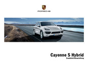 Porsche Cayenne S Hybrid Zusatzbetriebsanleitung