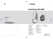 Bosch GardenPump18V-2000 Originalbetriebsanleitung
