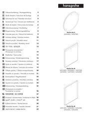 HANSGROHE Xarita Lite Q 54963670 Gebrauchsanleitung, Montageanleitung