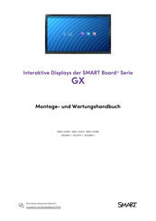 SMART Board SBID-GX165 Montage- Und Wartungshandbuch