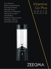 Zeegma Vitamine Go Plus Bedienungsanleitung