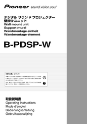 Pioneer B-PDSP-W Bedienungsanleitung