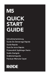 RODE M5 Schnellstartanleitung