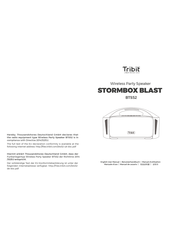 tribit STORMBOX BLAST Benutzerhandbuch