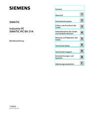 Siemens SIMATIC IPC BX-21A Betriebsanleitung