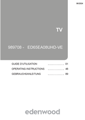 Edenwood ED65EA08UHD-VE Gebrauchsanleitung