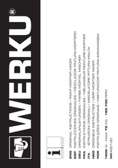 WERKU WK400130 Original Anleitungen