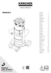 Kärcher IVM 60/36-3 Bedienungsanleitung