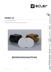 Ecler NIMBO-14 Bedienungsanleitung