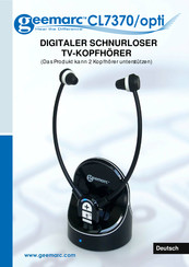 Geemarc CL7370/opti Bedienungsanleitung