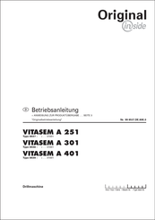 Pottinger VITASEM A 251 Betriebsanleitung