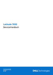 Dell Latitude 7650 Benutzerhandbuch