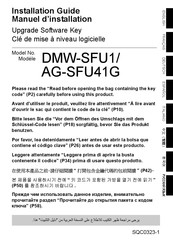 Panasonic AG-SFU41G Installationsanweisungen