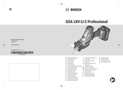 Bosch GSA 18V-LI C Professional Originalbetriebsanleitung