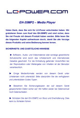 LC-POWER EH-35MP2 Bedienungsanleitung