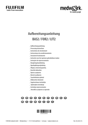 FujiFilm medwork FOR2 Aufbereitungsanleitung