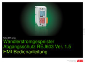 ABB Relion 605 Serie Bedienungsanleitung