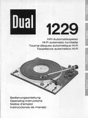 Dual 1229 Bedienungsanleitung