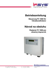 Ifsys FC 1000 Betriebsanleitung