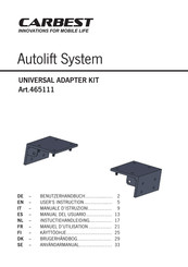 Carbest 465111 Benutzerhandbuch