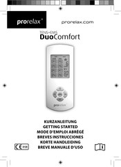 Prorelax DuoComfort Kurzanleitung