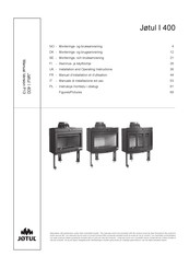 Jøtul I 400 FLAT Aufstellungshandbuch Mit Technischen Daten