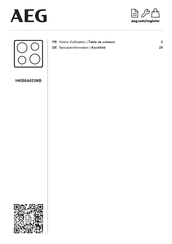 AEG HKB64453NB Benutzerinformation