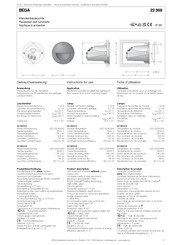 Bega 22 369 Gebrauchsanweisung